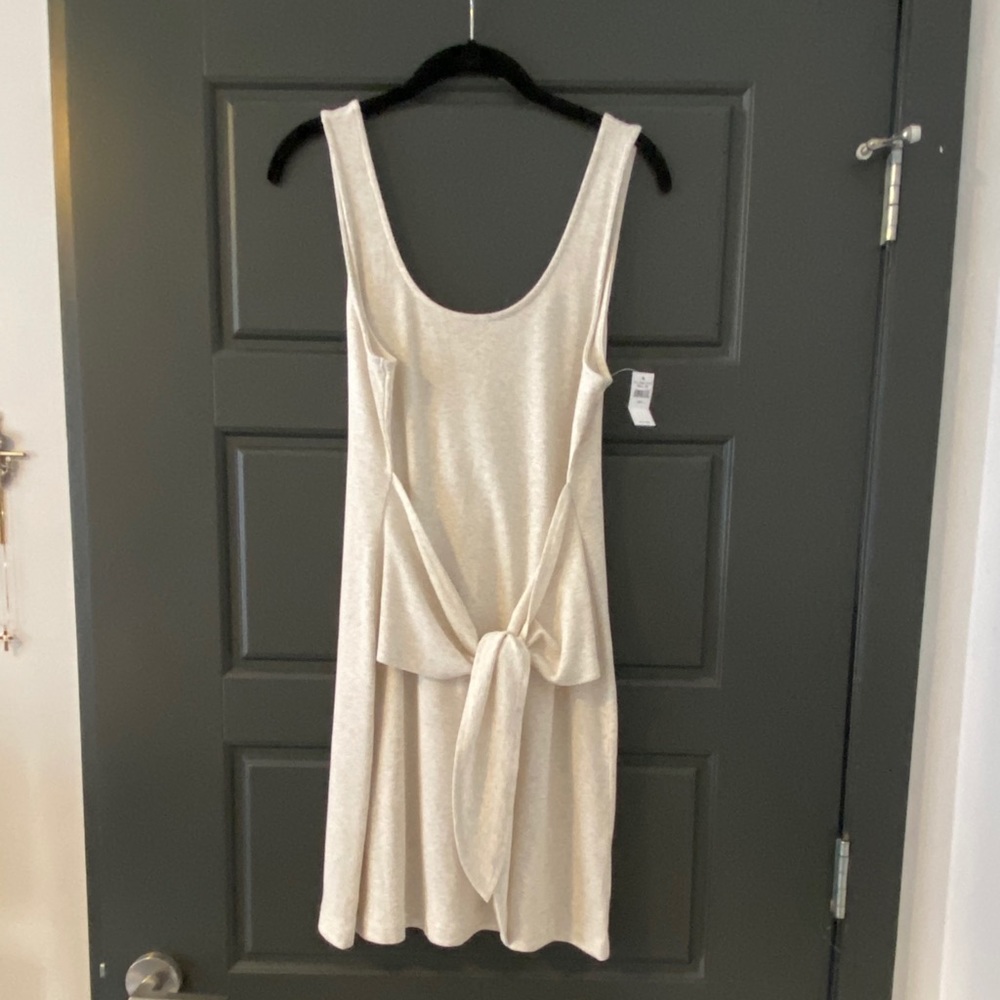 NWT Aerie Ribbed Dress with front Tie